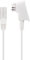 goobay 60665 Cable de router, cable telefónico, cable de conexión para DSL/ADSL/VDSL, enchufe TAE-F a enchufe RJ45 (8P2C), blanco, 1 Metro