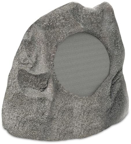 Audibax Rock 6T - Altoparlante da 6 pollici a Forma di Roccia - Potenza 40W RMS e 80W di picco - Altoparlante Passivo con Protezione IP65 - Altoparlante Esterno per Giardino, Patio e Decorazioni