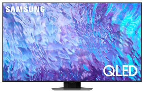 Samsung TV QE98Q80CATXZT QLED 4K, Smart TV 98 Processore Neural Quantum 4K, SuperSlim, Quantum HDR+, Dolby Atmos, Integrato con Bixby e Alexa, Compatibile con Google Assistant, Carbon Silver 2023