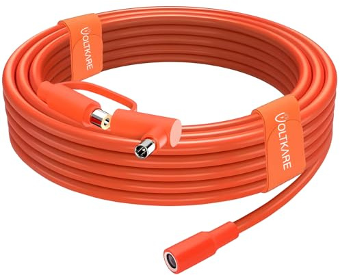 26FT 14AWG Solar Extension Cable Compatible with Jackery Explorer 100 Plus/240 V2/500/1000 V2, BLUETTI EB3A/AC180,Anker Portable Power Stations and Solar Panels