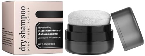 Mnozreo Polvo Voluminizador Cabello,Champú Seco en Polvo para Mujeres y Hombres,Champú Seco Qil para Controlar Efectivamente el Cabello,Polvo Voluminizador para el Cabello,8G