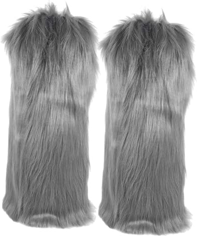 IMIKEYA Calcetines de Invierno para Mujer Cubierta de Fibra Acrílica y Banda Elástica, Medias Calientes Cortas Estilo Peludo para Mantener las Piernas Abrigadas