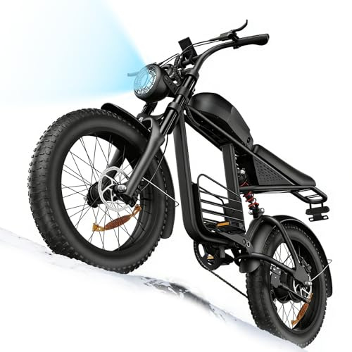 Nexaglide Electric Bike for Adults, 1000W e Bike for Adults, 20 Fat Tire Adult Electric Bicycle, 30MPH Electric Dirt Bike with 48V 15AH Battery, 7 Speed E-Bikes, LCD Display