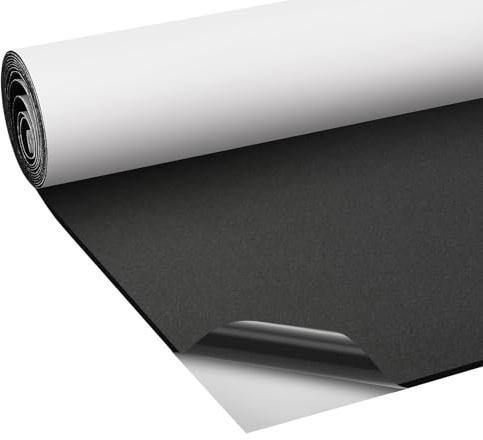 Rotolo di tessuto in feltro autoadesivo, feltro autoadesivo, 40 x 250 cm, 1 mm, tessuto di rivestimento per finiture interne per fai da te, artigianato, auto, fodera per scatola, cornice per foto