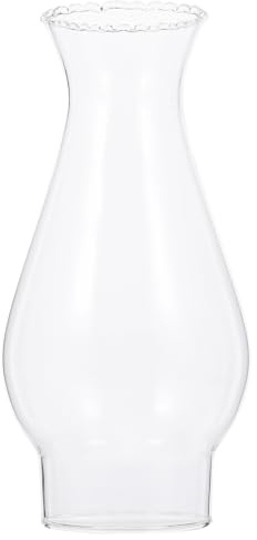 Toddmomy Paralume in Vetro per Lampada Petrolio Vintage Ricambio Sostitutivo per Lampade Olio Accessorio Decorativo e Protettivo per Uso Domestico e Ambienti Commerciali