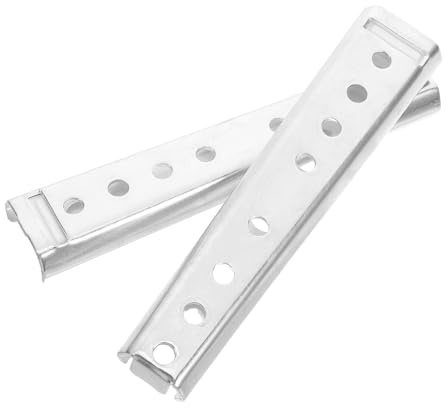 DECORNIJIA Herrajes de Conexión Metálicos para Muebles de Sofá 2 Piezas, Conectores Deslizantes para Sofás Modulares, Accesorios Ocultos para Mantenimiento en Sala y Oficina