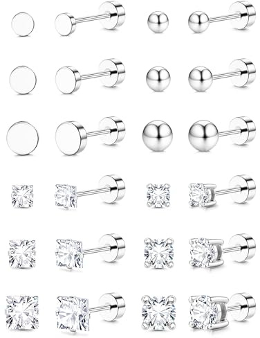 Dochais Pendientes de acero inoxidable para hombre