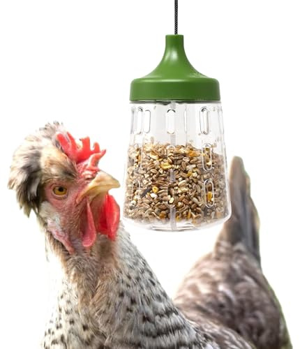 Omlet Pendant Peck Toy | Interactive Slow-Feed Chicken Treat Dispenser | Boredom Busting Enrichment for Hens | Holds About 300g of Feed | Encourages Pecking & Foraging | Available in 2 Designs