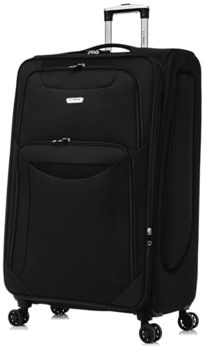 FLYMAX 24 Medium Super Lightweight 4 Wheel Suitcase Luggage Expandable with Wheels