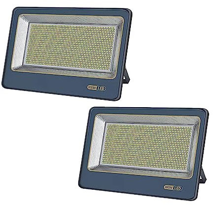 TRNL Foco Led Exterior 600W 800W 1000W,LED Luz De Inundación Luz Blanca Positiva De 6500 K,Foco Proyector LED 220V IP67 Resistente Al Agua Súper Brillante(Dos piezas), 800W 2PCS