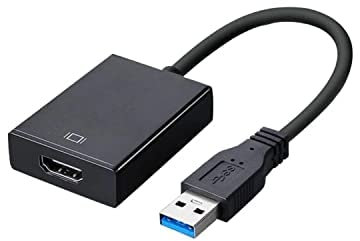 SZJUNXIAO Adattatore USB a HDMI, Convertitore Audio Video USB 3.0/2.0 a HDMI per PC, Laptop, Proiettore, HDTV - Compatibile con Windows XP/10/8.1/8/7