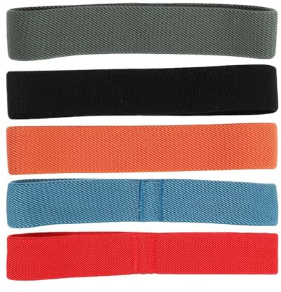 Milageto 5x Lunch Box Fixing Band Bento Box Elastic Band Replacements Colorful Bento Box Straps for Classroom Picnic Office