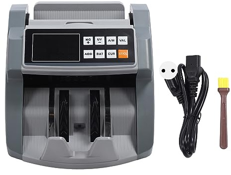 Contasoldi, Rilevatore di Banconote Contraffatte Ad Alta Velocità MG UG IR con Display LCD Rilevatore di Banconote Contraffatte Contatore di Banconote Contatore di Contanti Rilevatore di(#2)