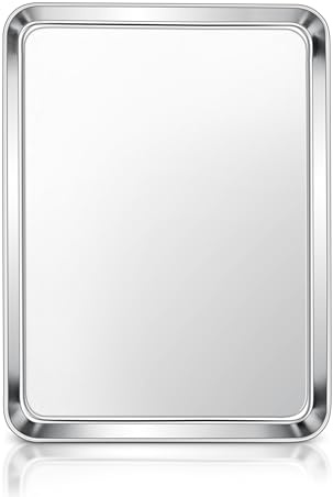 E-far Stainless Steel Baking Sheet, 16” x12” x 1” Cookie Sheet Pan