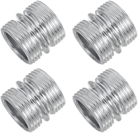 JECOMPRIS Tuerca De Soporte Para Estantería De Metal 4 Piezas Conector De Estantes De Alambre Fácil Instalación Conexión Segura Para Tubos De Bambú