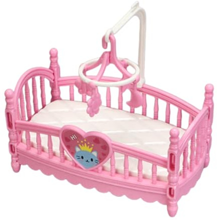 Gihioue Maison de, lit de bébé, Meubles de Jeu, Maison de, Accessoires de Jeu de Dessins animés pour Chambre d'enfant, décoration familiale, Salle de Jeux, Photographie