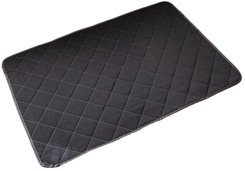 Lit pour Chien résistant à la Mastication, 27x39 Pouces, Indestructible, antidérapant, imperméable, Lavable et réutilisable pour Cage intérieure et extérieure,