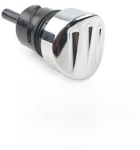 Wlinfetity Tapón de tanque de varilla de aceite de motocicleta para Harley Sportster 883 1200 XL Series, aluminio cromado y negro Billet para modelos 2004-2016