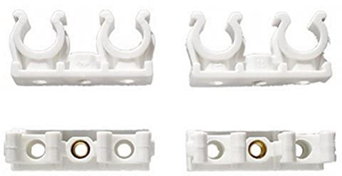 Cornat TP561203 Rohr-Clips doppelt 15 mm, 25 Stück