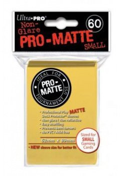 Ultra Pro 60 Deck Protector - Pro-Matte Pro-Matte Yellow - Small Mini Size