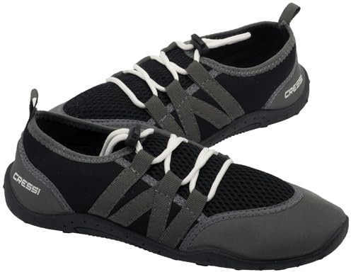 Cressi Sub S.p.A. Elba Chaussures de Plage & Piscine Noir/Gris 48