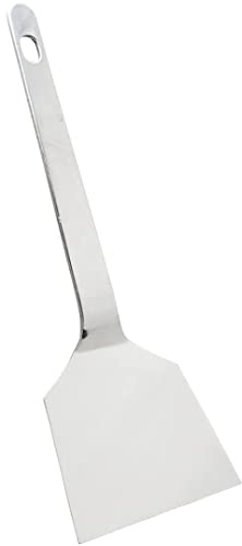 TIKUSAN Okonomiyaki spatel vändare BBQ rostfri spatel tillverkad i Japan (7 cm x 18 cm)