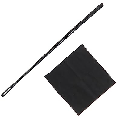 GLSTOY Set Bacchette e Panno per Pulizia Flauto Piccolo e Ottavino, Accessori per Strumento a Fiato, Kit Portatile per Manutenzione Interna senza Graffi, Facile da Usare e Pratico