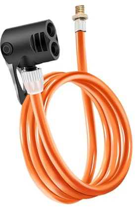 MOPZIJA testa pompa bici tubo flessibile valvola presta schrader parte finale per bicicletta ricambio MTB，pompa bici，pompa per bicicletta，tubo per pompa gonfiaggio sup（120CM）