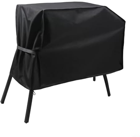 WIIYENA Funda para parrilla de barbacoa de 43 pulgadas de largo x 24.5 pulgadas de ancho x 31 pulgadas de alto, cubierta impermeable Oxford 600D para parrilla con soporte, resistente al desgarro con