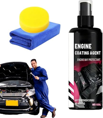 Pulitore Vano Motore - Pulitore Olio Motore 100ml - Detergente Auto Per Parti Meccaniche Vano Esterno | Moto Camion Casa