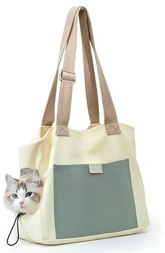 Borsa per Animali Domestici, Trasportino per Cani Piccoli, Marsupio Trasporto per Gatti, Borsa Unisex per Cani di Piccola Taglia, Gatti, Cuccioli, Viaggi, Outdoor, Campeggio