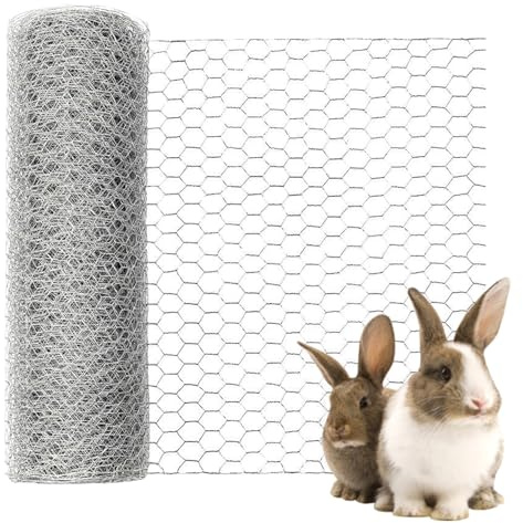 Grillage à poule – Clôture en fil de fer pour poulailler, barrière en tissu pour lapin, barrière en métal galvanisé, clôture robuste pour poules florales pour animaux de compagnie, arbre, canard