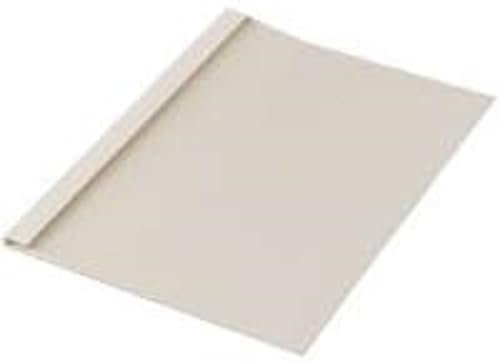 LMG LMG-BMDLEM-BEIG-R1.5 Thermobindemappen Leinenstruktur matter Vorderseite, Abheftlochung beige 1.5 mm, 50 Stück