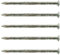Merriway BH03754 Clavo redondo galvanizado de 50 mm, gris