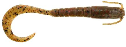 Berkley Gulp!® Salzwasser-Jigging-Garnele; Weichplastik-Angelköder für Salzwasser-Raubfische; Lockenschwanz-Aktion, Jigging & Grundangeln; mit Gulp! Duft;, 7,5cm, Schlammspringer
