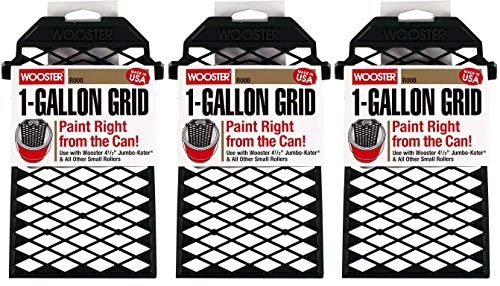 Wooster Brush R008 Snap Screen Bucket Grid, 1 Gal, 9 in L X 5 in W, Polypropylene, Green (Тhree Pаck)