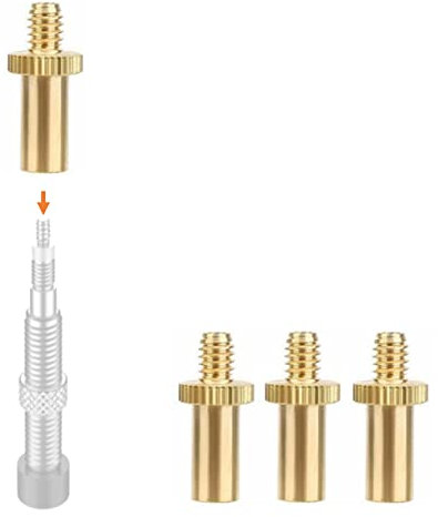 Manovella 4X Ventil Adapter für SV auf Dunlop, Französisches Ventil auf Dunlopventil