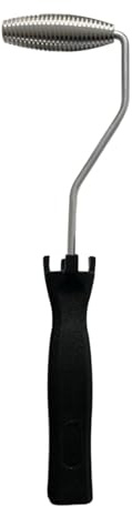 Fenteer Rodillo de fibra de vidrio, herramienta de paleta de burbujas, aleación de aluminio, rodillo laminador para reparación de bañeras y embarcaciones, 75 Cm X 1.5 Cm