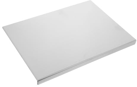 TOYANDONA Planche à Découper Multifonction en Acier Inoxydable 304 30X30 CM Surface Lisse pour Couper Hacher et Pétrir Planche à Découper en Métal Solide pour Viande et Légumes Usage