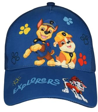 Paw Patrol, baseballkeps för pojkar – Explorers, justerbar baseballkeps, blå