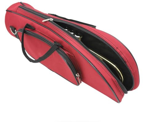 Borsa per Tromba Rossa, Custodia per Strumenti Musicali | Trasporto Mano o Spalla, Pieghevole e Leggera, Uso Outdoor, in Oxford e Cotone Colore Casuale