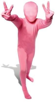 Morphsuits KSPIS Helkroppsdräkt för barn, rosa, liten