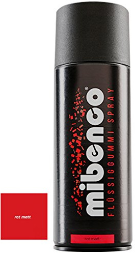 mibenco Flüssiggummi Spray rot matt - 400 ml