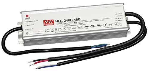 Meanwell HLG-240H-24B 240W 24V 10A LED-Netzteil IP67 Dimmbar 0-10V PWM