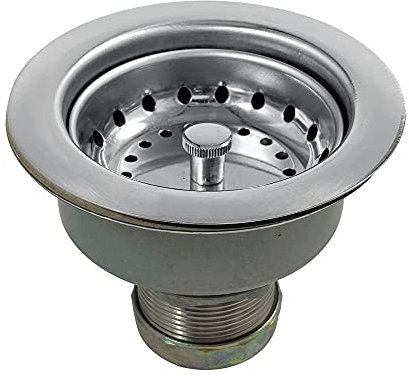 Kingston Brass K112 Tacoma Snap-N-Tite Sink Basket Strainer, Stainless Steel