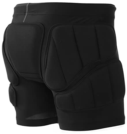 3D Padded Shorts Child Hip Guard Pad EVA, Breathable Kids Protective Hip Padded Shorts, for Snowboard Ski Skate Roller Bike, Protection Roller Compression Pants for Tailbone Butt football girdle (XXS)