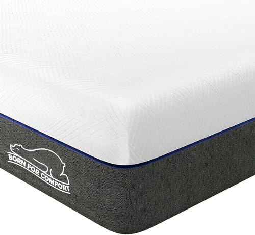 wowttrelax Single Memory Foam Mattress Medium with Soft Fabric, 90x190x20cm
