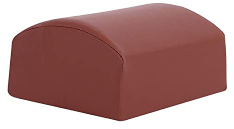 Milageto Cuscino di sostegno, cuscino a, cuscino rotondo a rullo, cuscino semicilindro in pelle PU per ginocchio, caviglia, imbottitura, PICCOLO