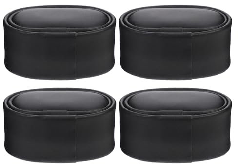 iplusmile 4 Stück Uhrenkissen Schmuckkissen: Aus PU-Leder, Schwarz, 6.5x4.5x3cm Gepolstert - Für Armbandkollektion, Uhr Display und Schmucksammlung​​