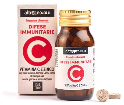 ALTROMERCATO - Difese immunitarie Vitamina C e Zinco - 60 compresse - 42 g